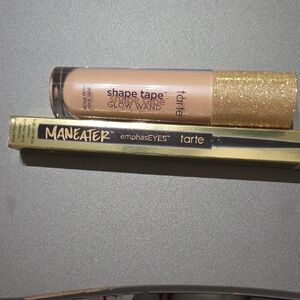 Tarte Shape Tape Glow Wand and Maneater Eyeliner - Gold and Black